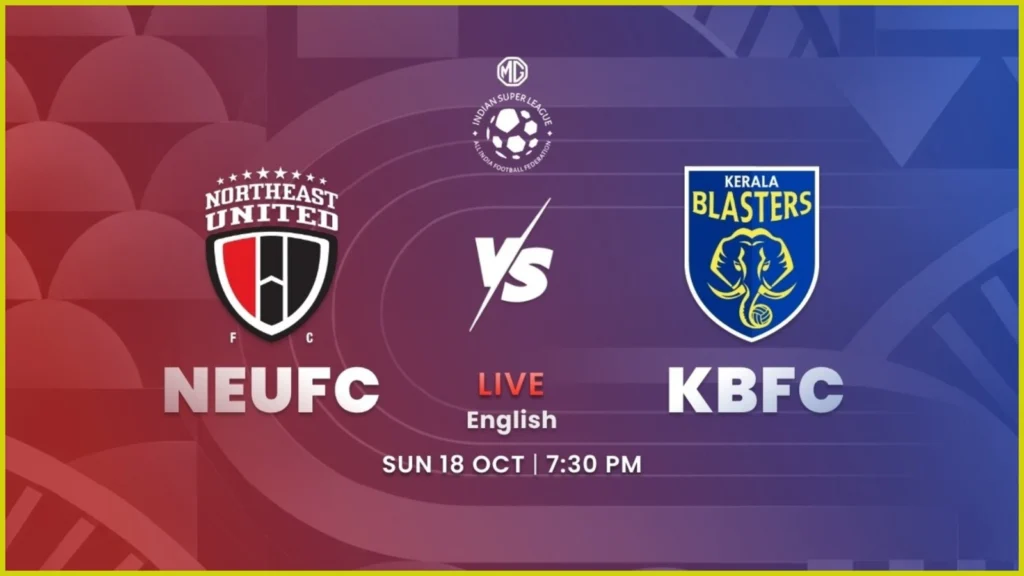 Kerala Blasters predicted lineup vs NorthEast United