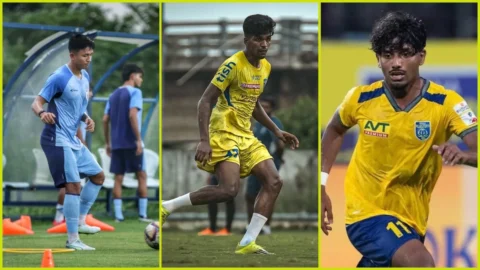 Kerala Blasters players in Indian football team